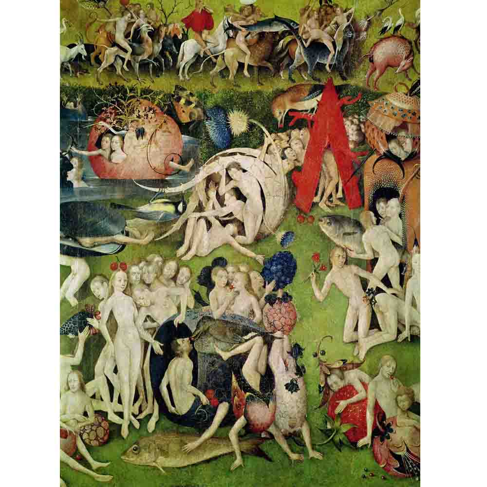 The Garden of Earthly Delights Fragment Poster Printed