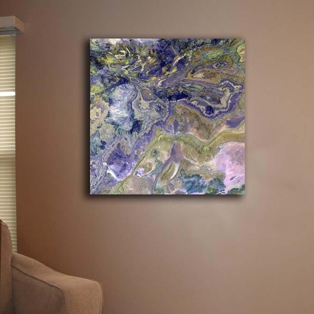 Atlas Canvas Print Installed | Wallhogs