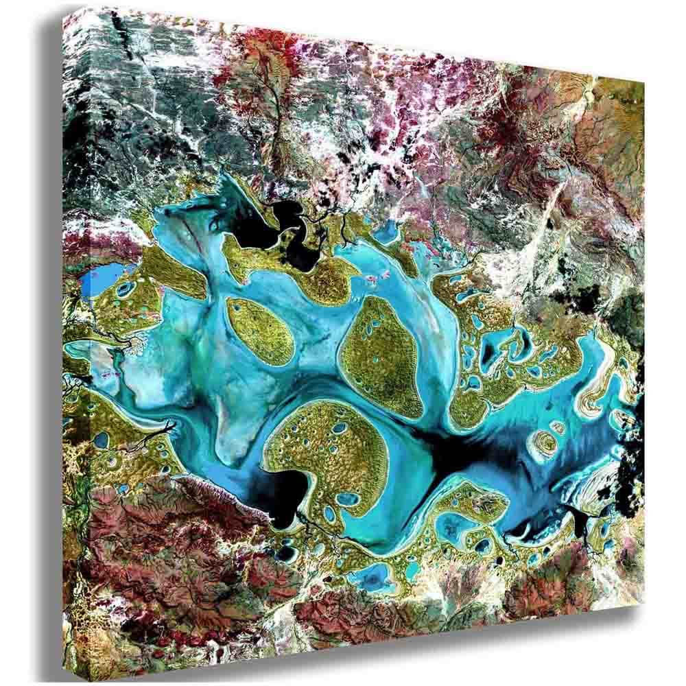 Carnegie Satellite Image Canvas Printed | Wallhogs