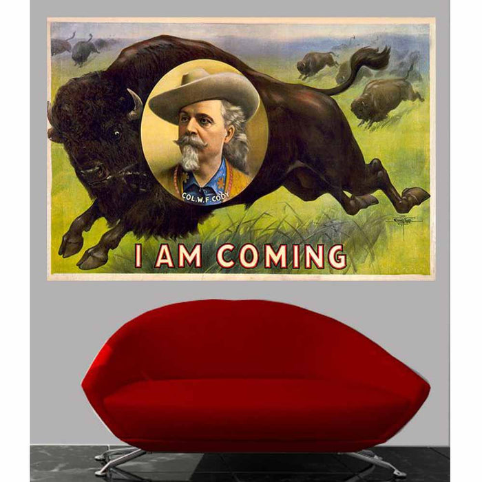 Colonel W.F. Cody Gloss Poster Installed | Wallhogs