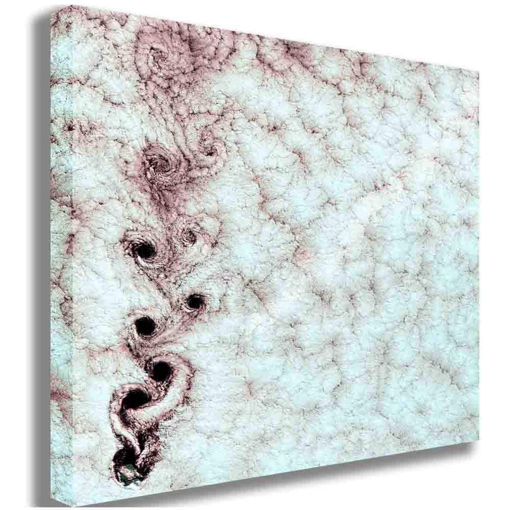 Karman Vortices Cloud Canvas Printed | Wallhogs