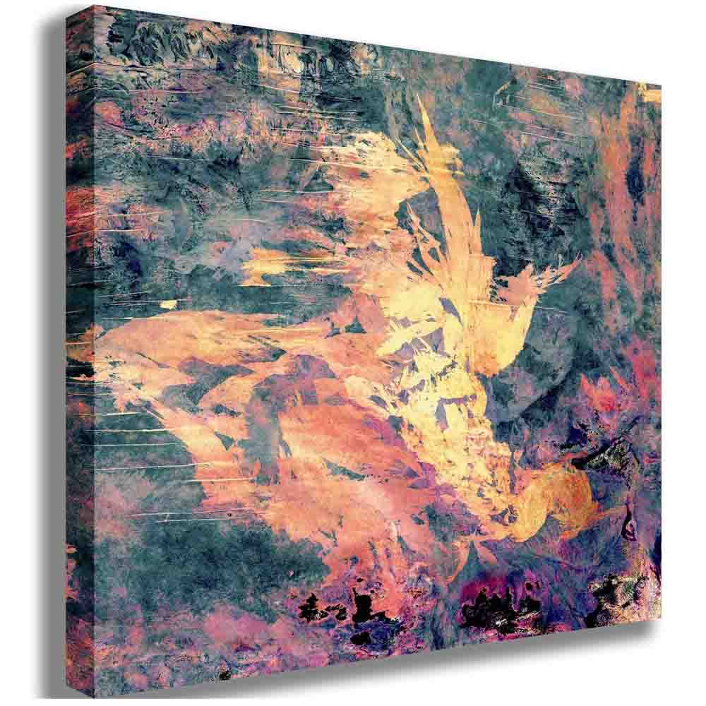 Great Scar Desert Satellite Image Canvas Printed