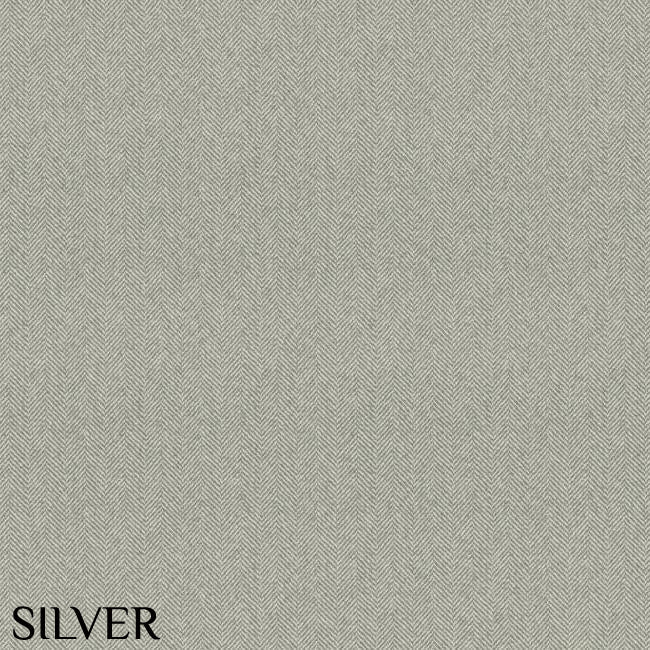 Carey Lind Designs "Herringbone" Silver Wallpaper