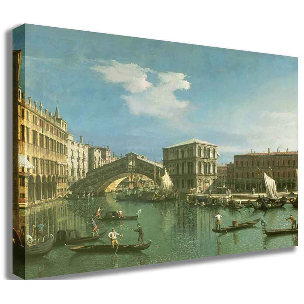 The Rialto Bridge Canvas Printed | Wallhogs