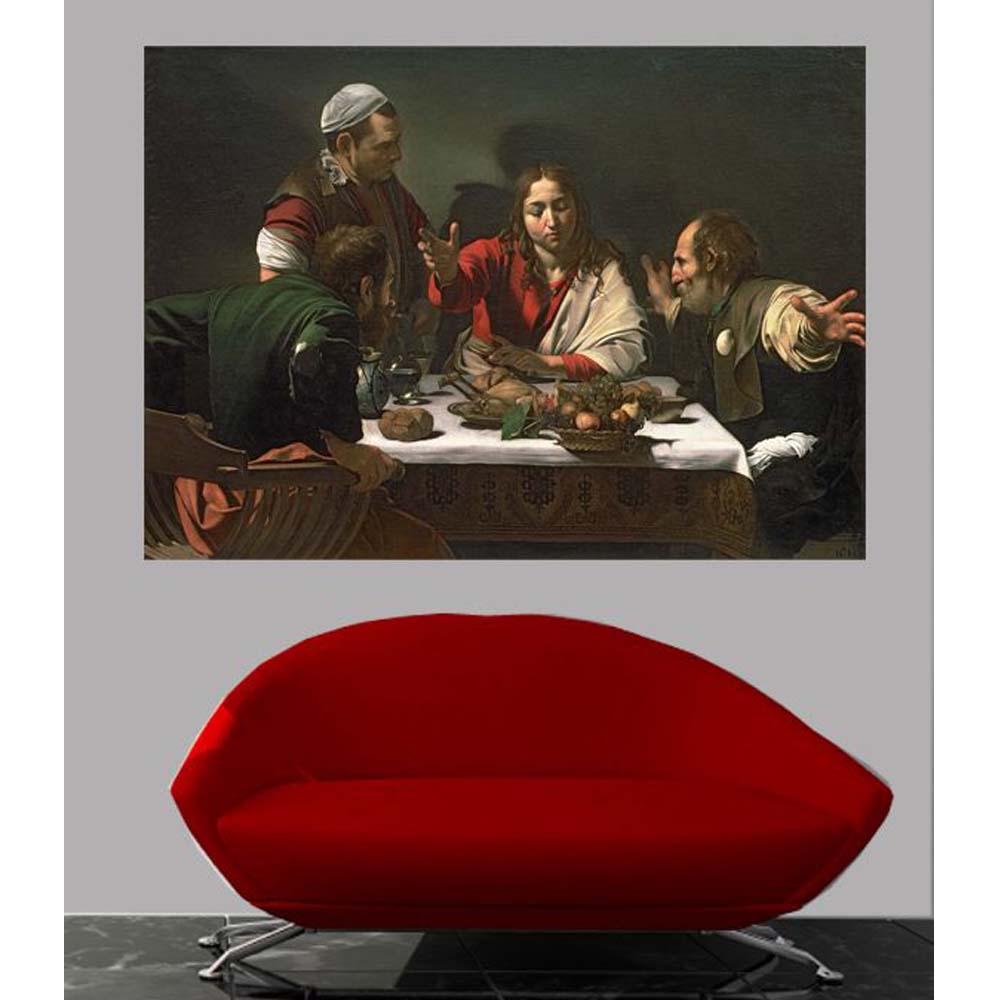 The Supper at Emmaus Wall Decal Installed | Wallhogs