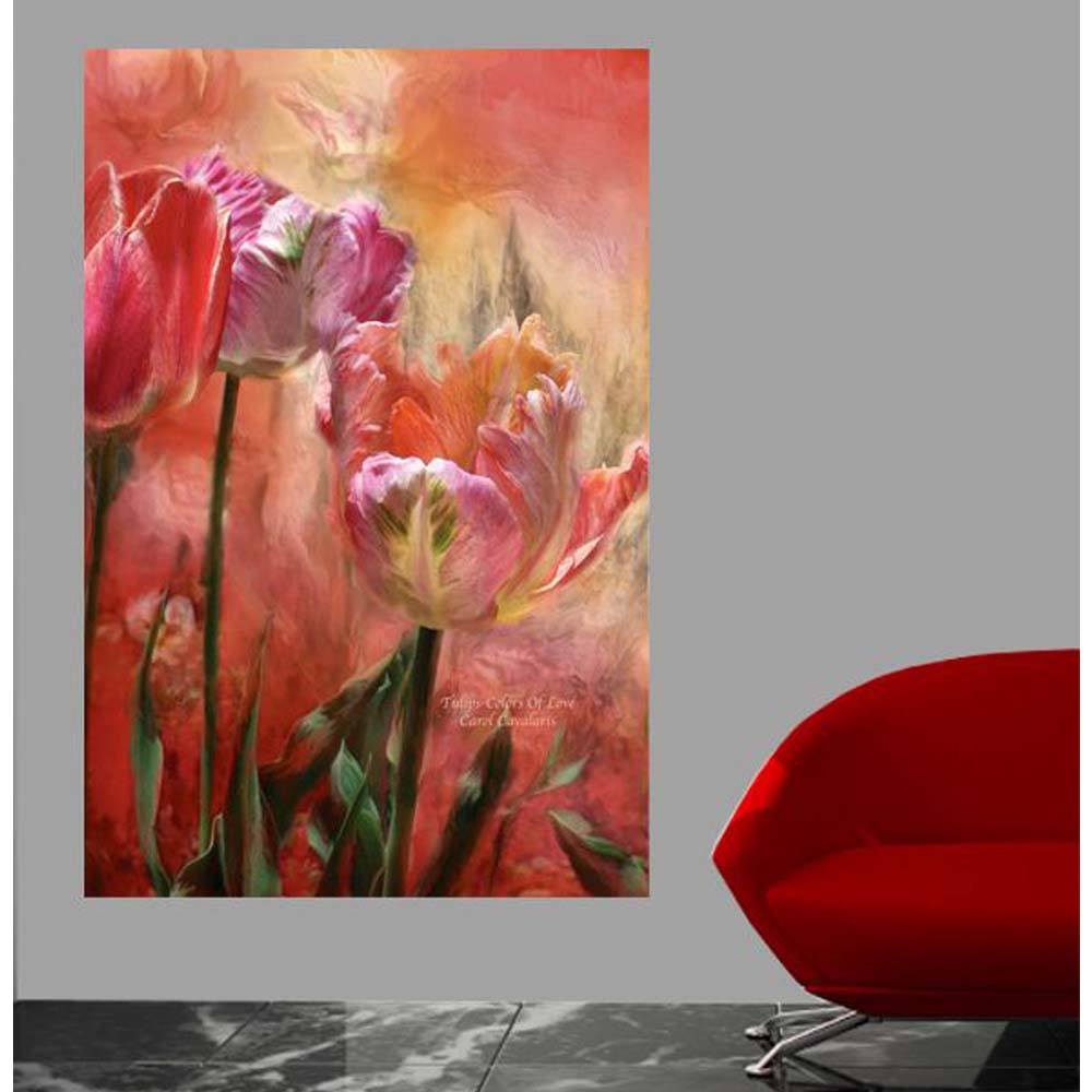 Tulips-Colors Of Love Gloss Poster Installed