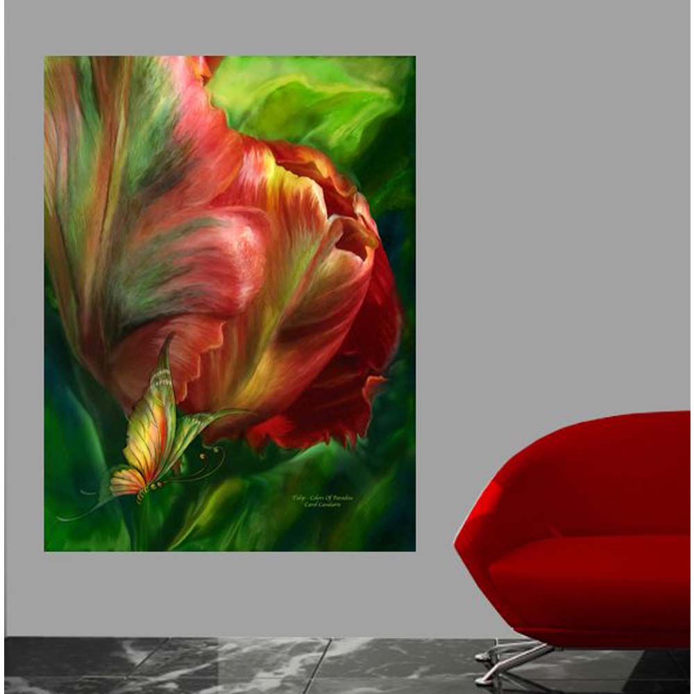 Tulips-Colors Of Paradise Gloss Poster Installed