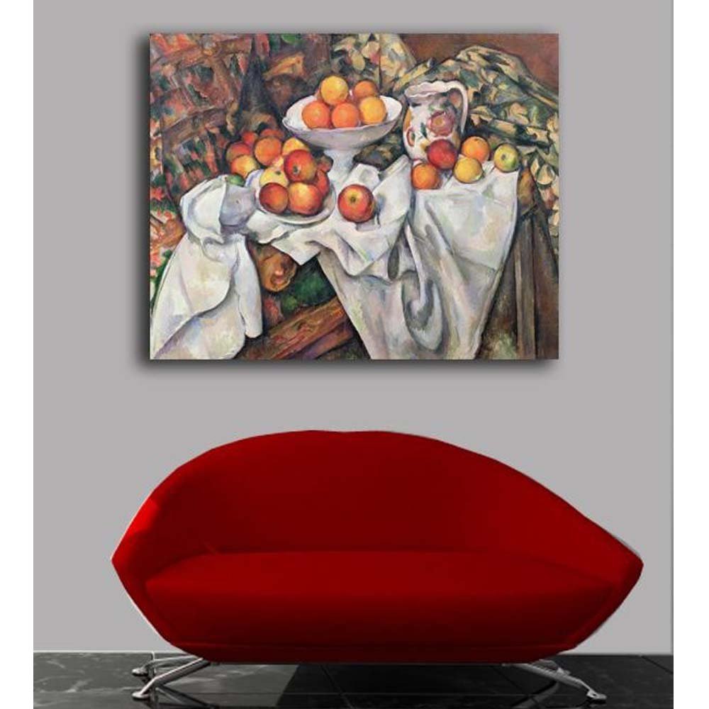 Apples and Oranges Canvas Print Installed | Wallhogs