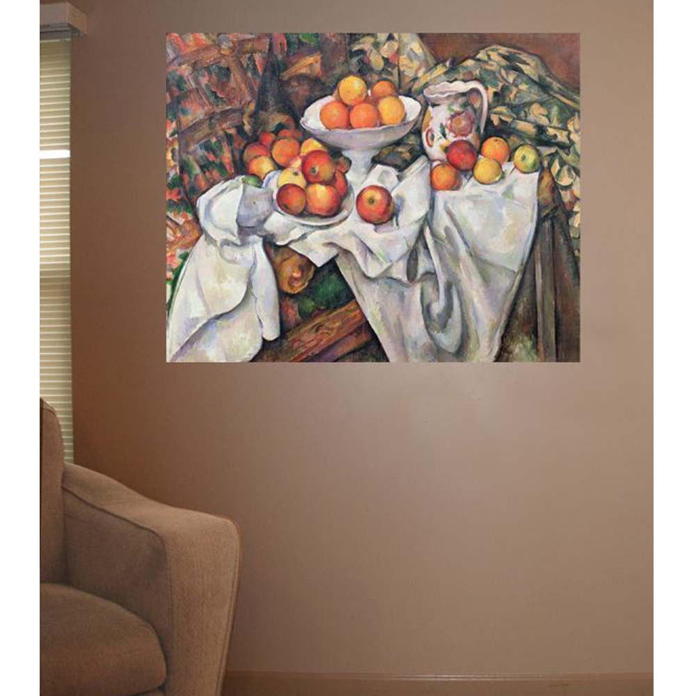 Apples and Oranges Gloss Poster Installed | Wallhogs