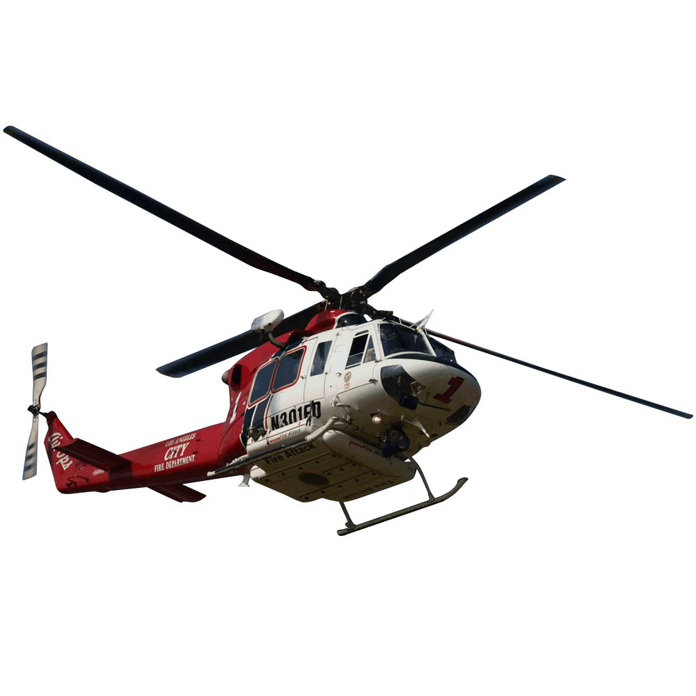 LAFD Fire Helicopter Wall Decal Printed | Wallhogs