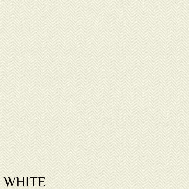 Carey Lind Designs "Herringbone" White Wallpaper