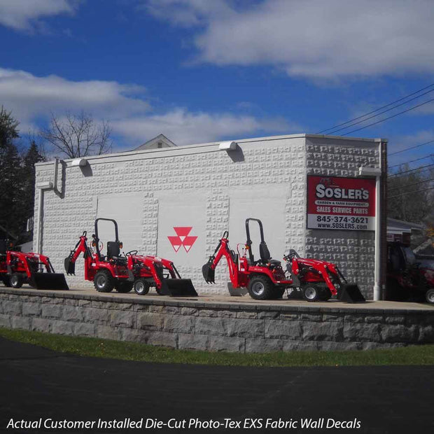 Customer Installed Custom Die-Cut Photo-Tex EXS Building & Sign Decals