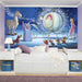 Disney Cinderella Carriage Wall Mural Installed | Wallhogs