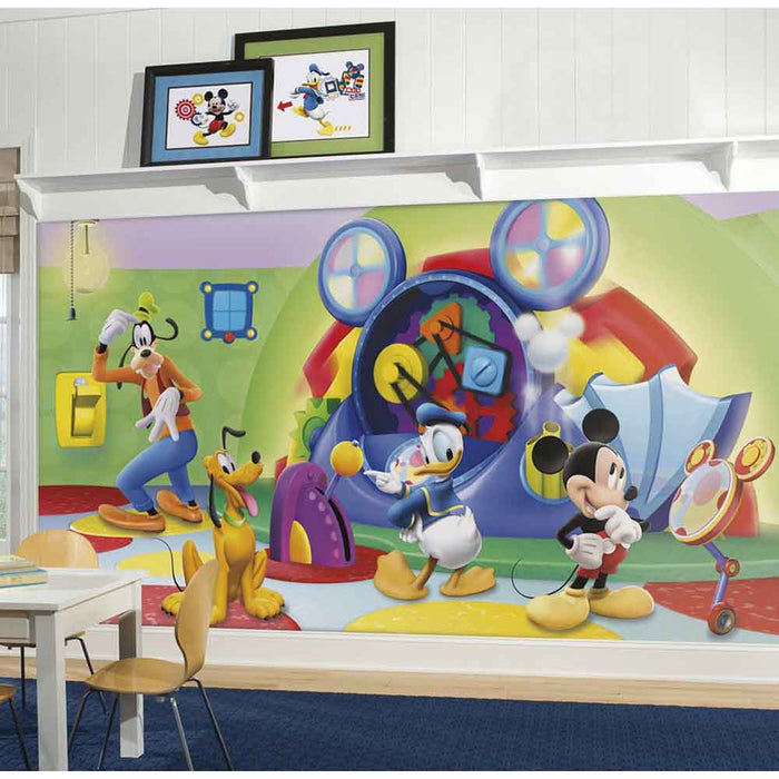 Mickey Mouse Clubhouse Capers Wall Mural Installed
