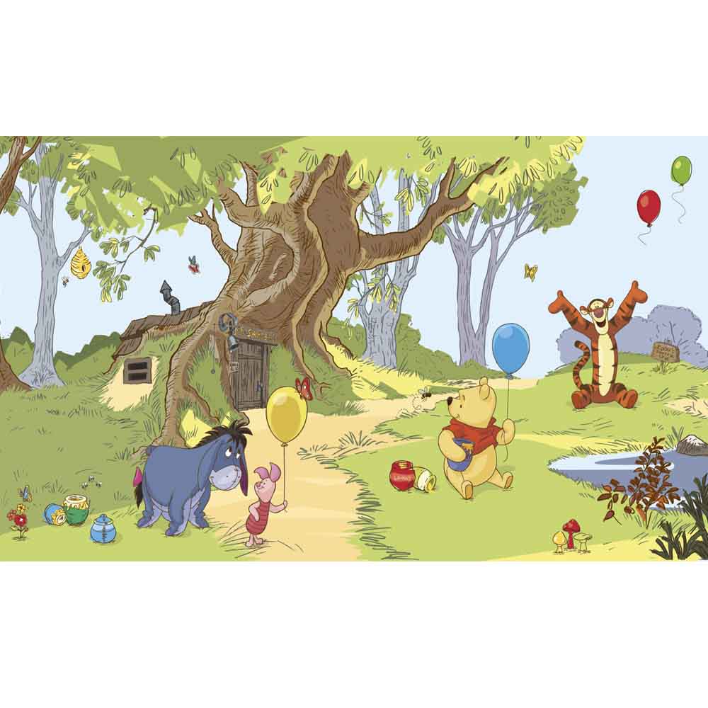 Disney Pooh & Friends Wall Mural Printed | Wallhogs
