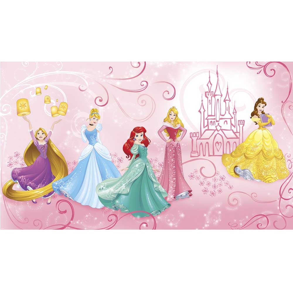Disney Princess Enchanted Wall Mural Printed
