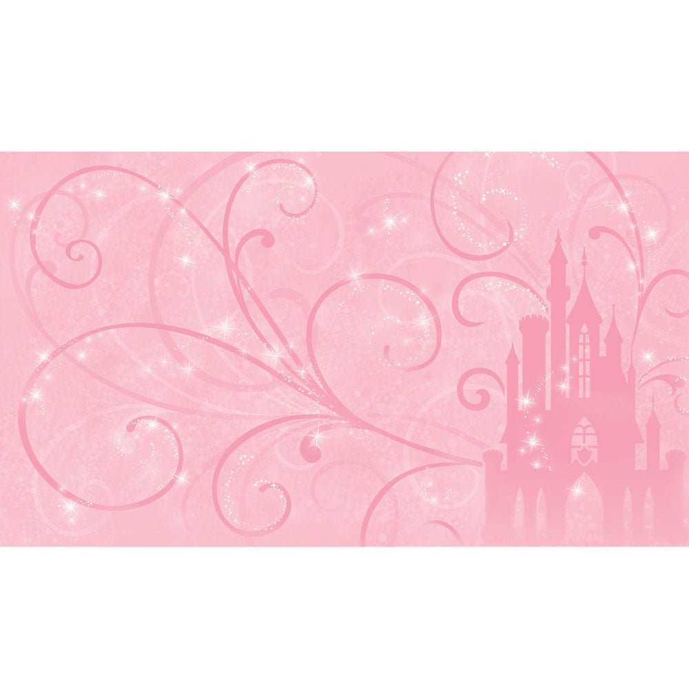 Disney Princess Scroll Castle Wall Mural Printed
