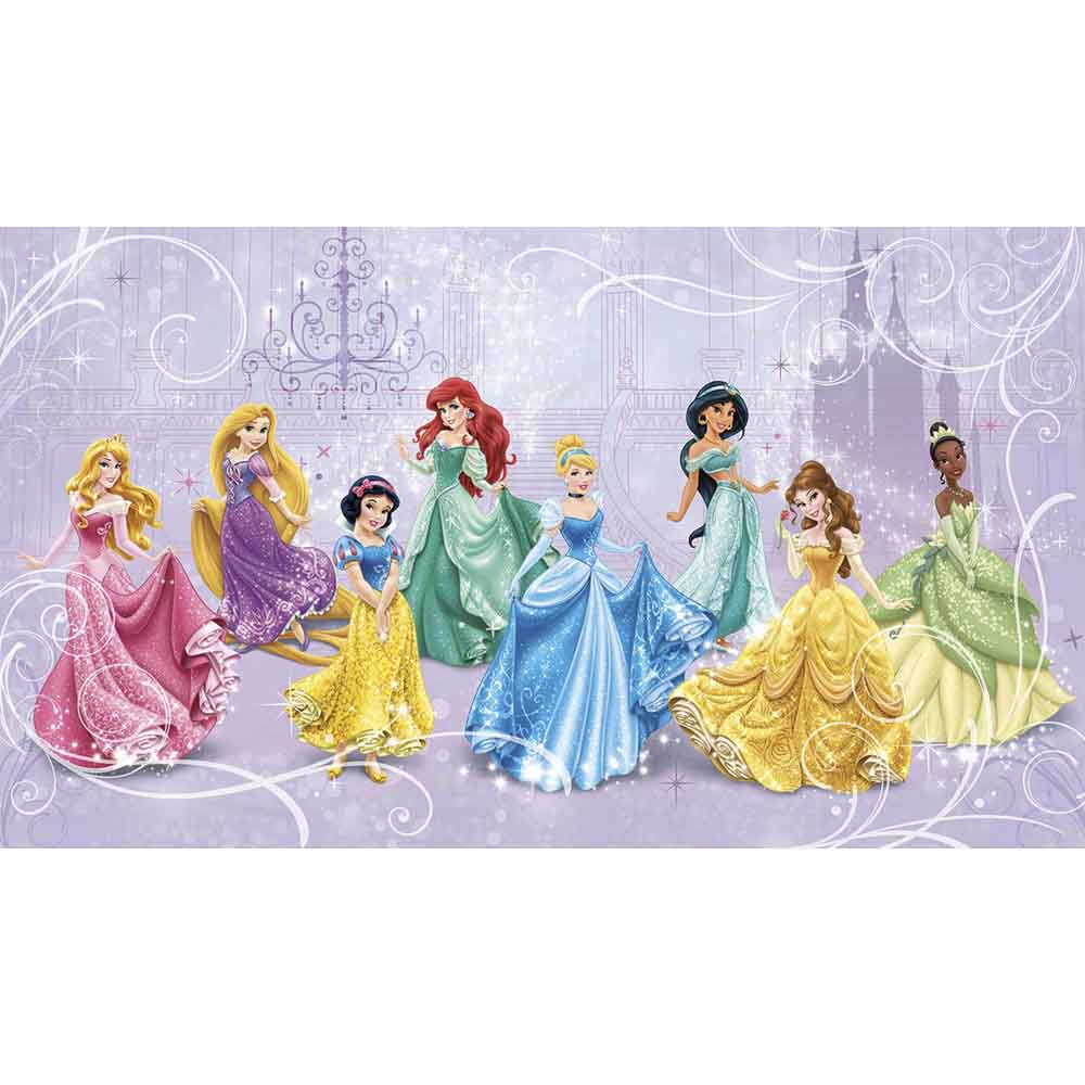 Disney Princess Royal Debut Wall Mural Printed