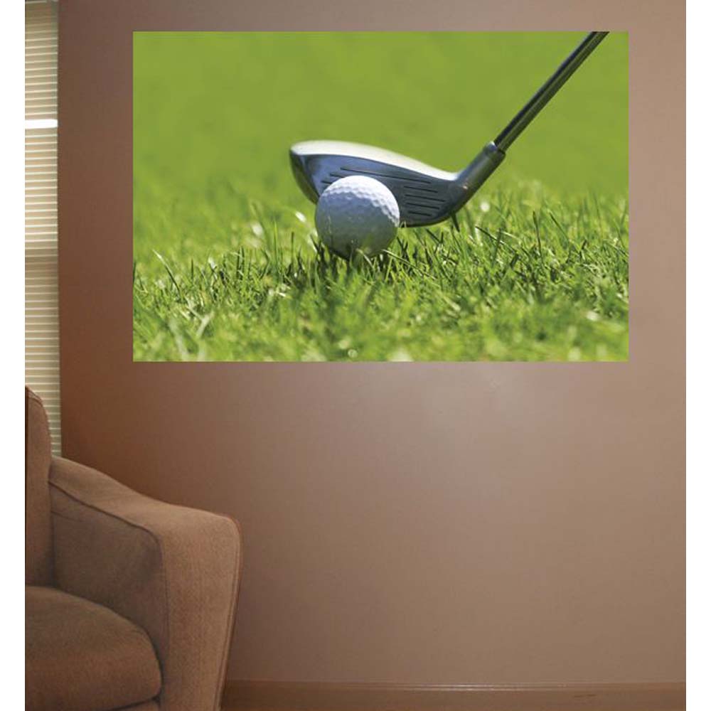Fairway Drivin' Golf Gloss Poster Installed | Wallhogs