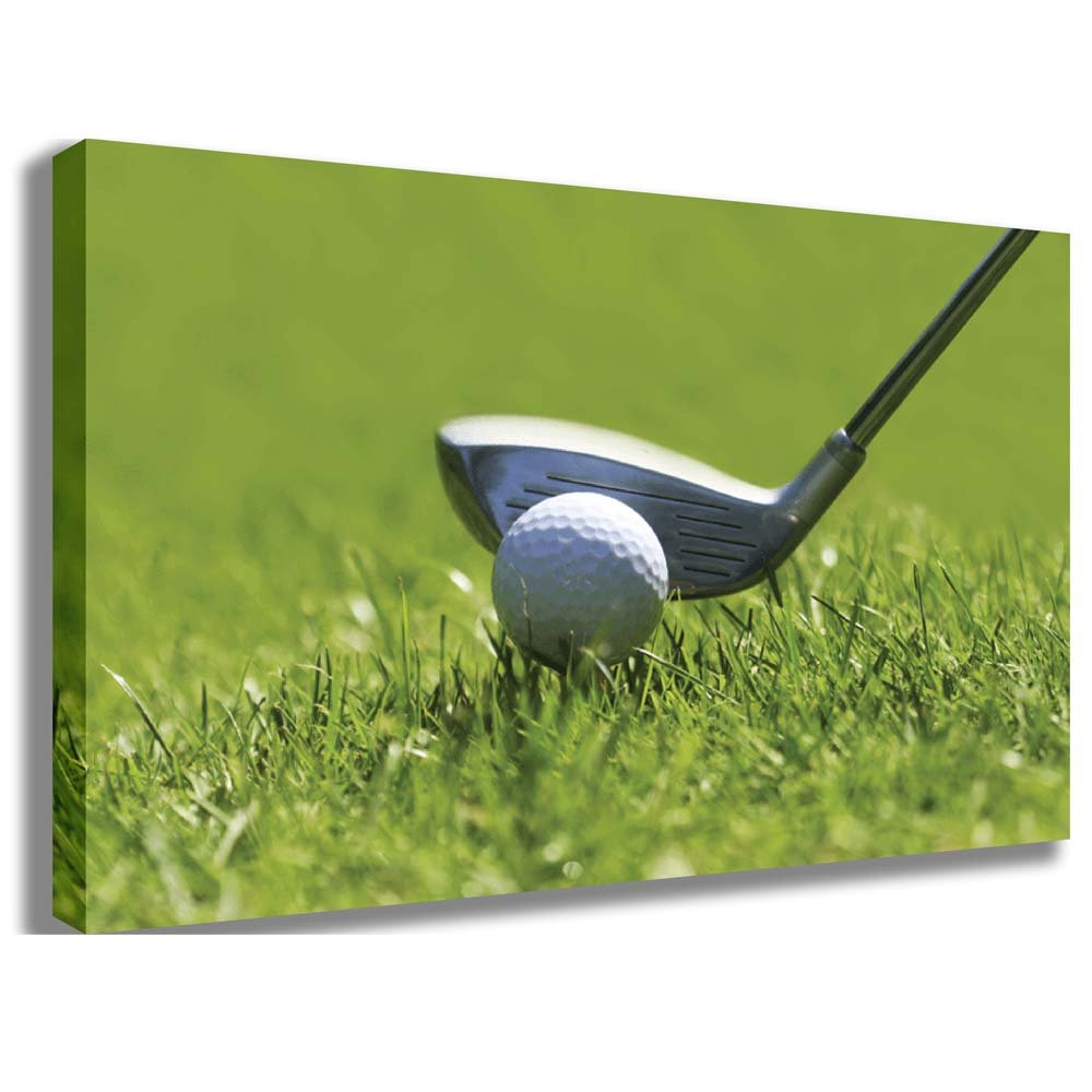 Fairway Drivin' Canvas Print Printed | Wallhogs