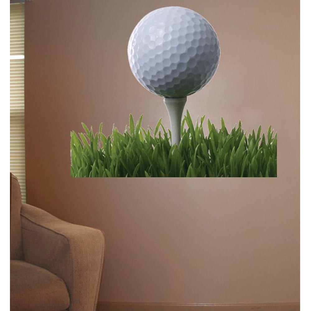 FORE! Golf Wall Decal Installed | Wallhogs