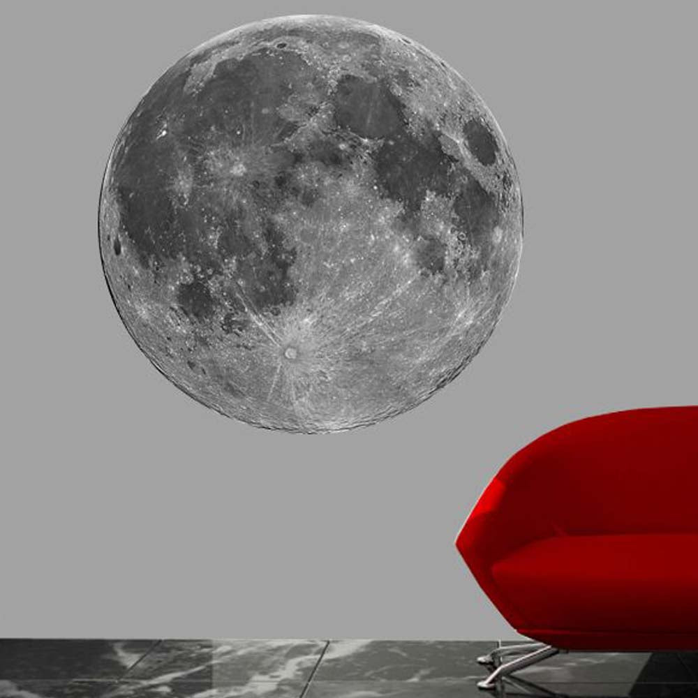 Full Moon Wall Decal Installed | Wallhogs