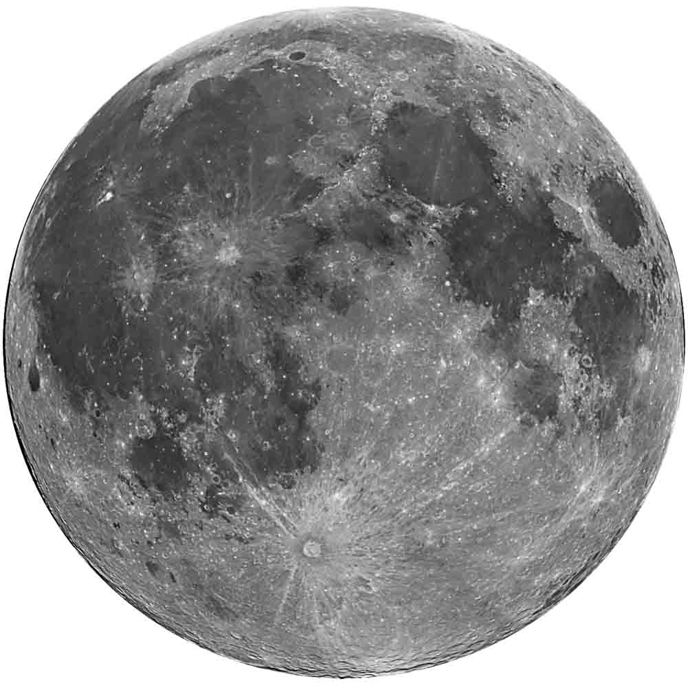 Full Moon Wall Decal Printed | Wallhogs