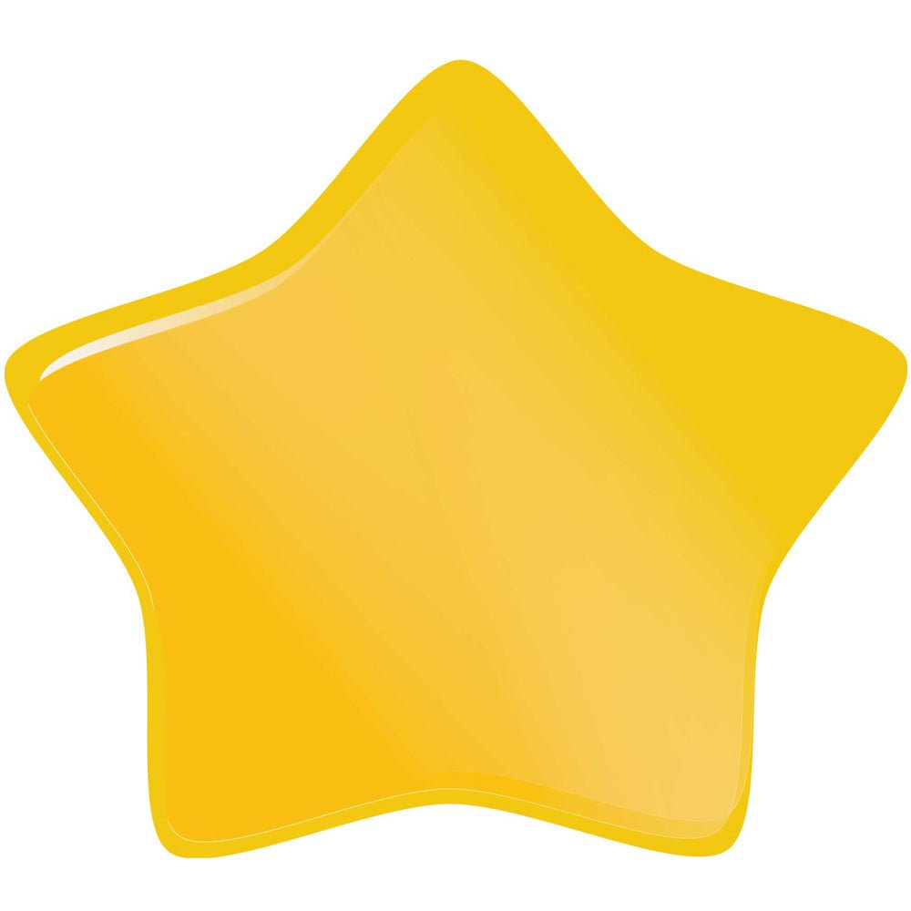 Gold Soft Star Wall Decal Printed | Wallhogs