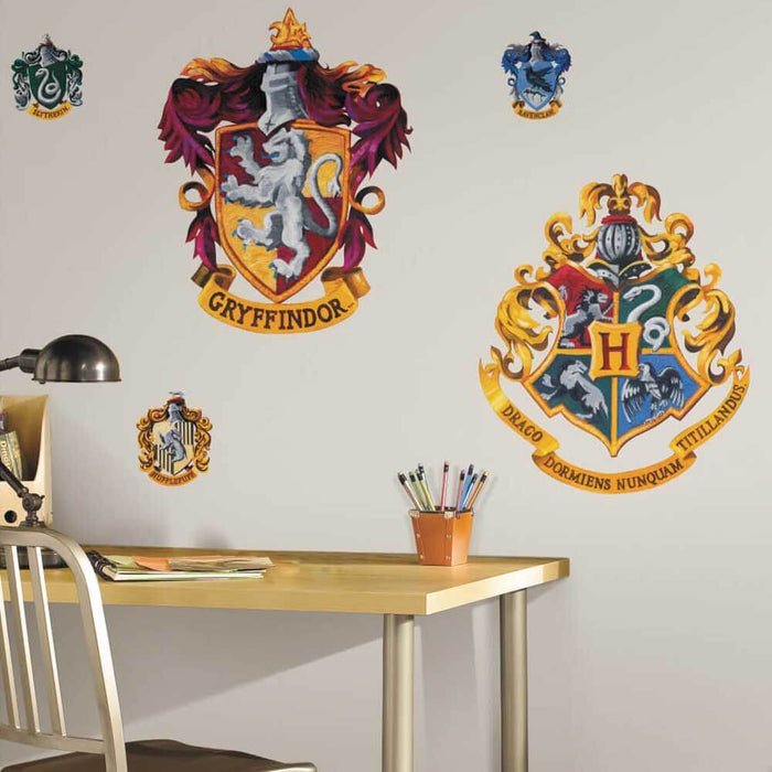 Harry Potter Crest Wall Decals Installed | Wallhogs