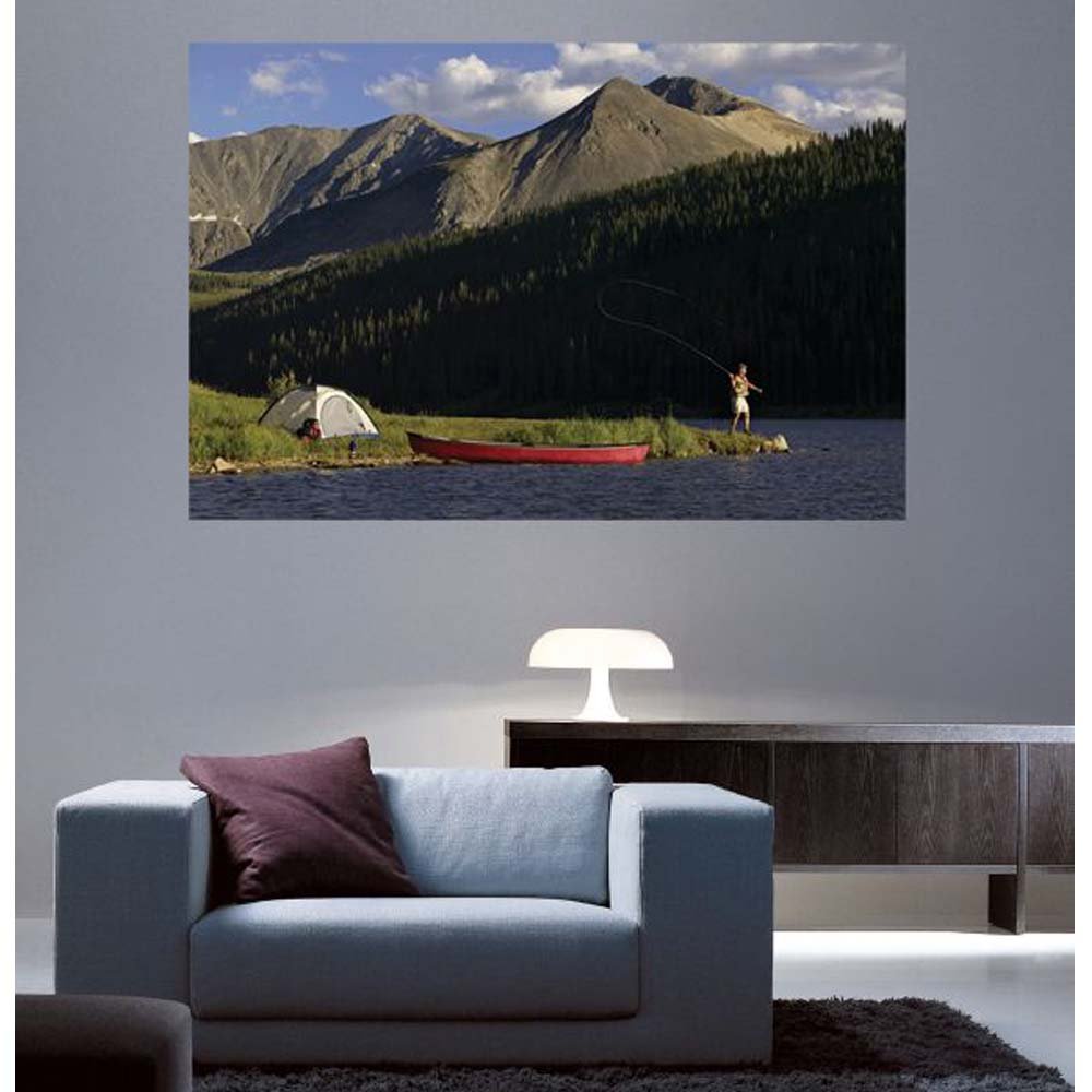 Majestic Sportsman Wall Decal Installed | Wallhogs