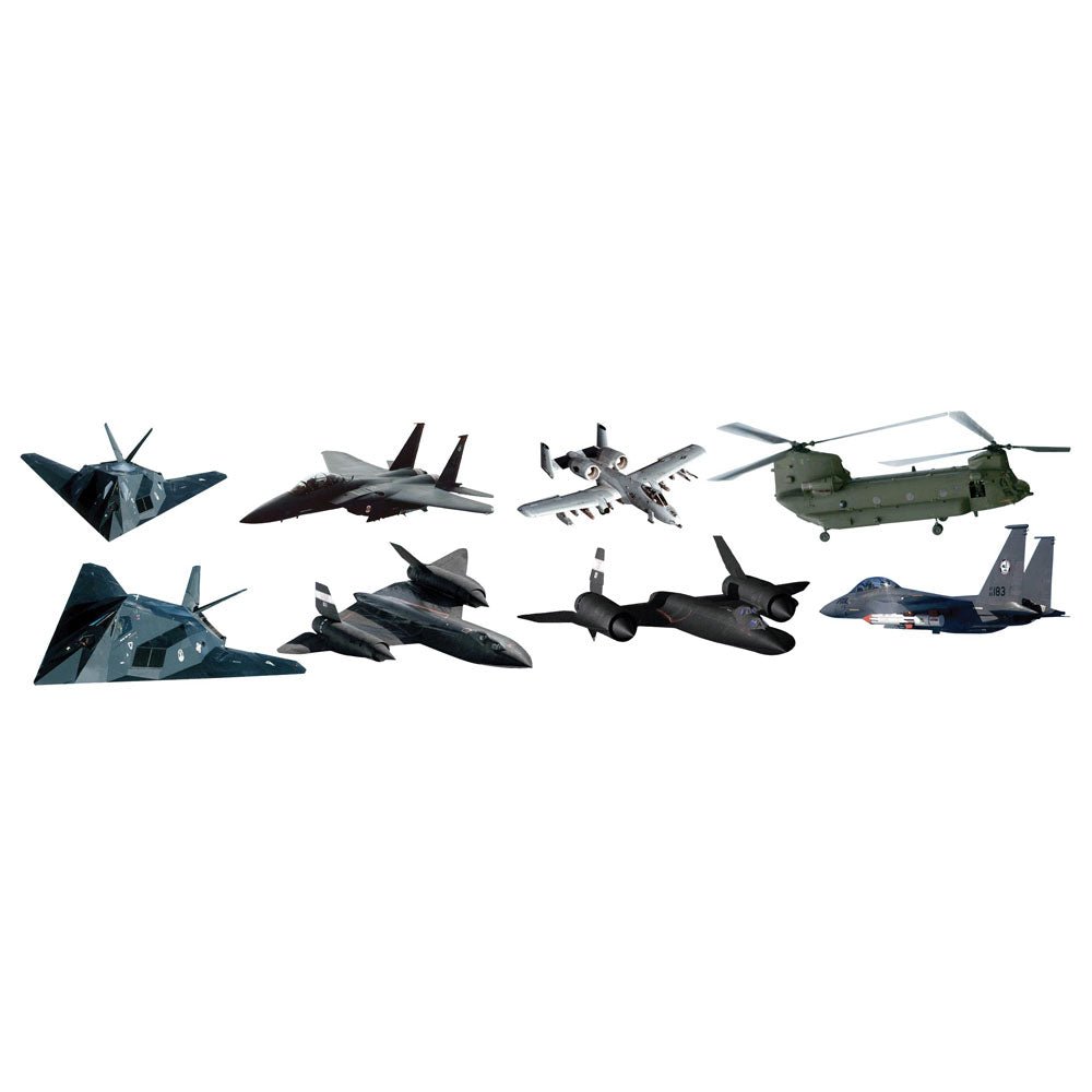 Military Aircraft Pack II Wall Decals Printed