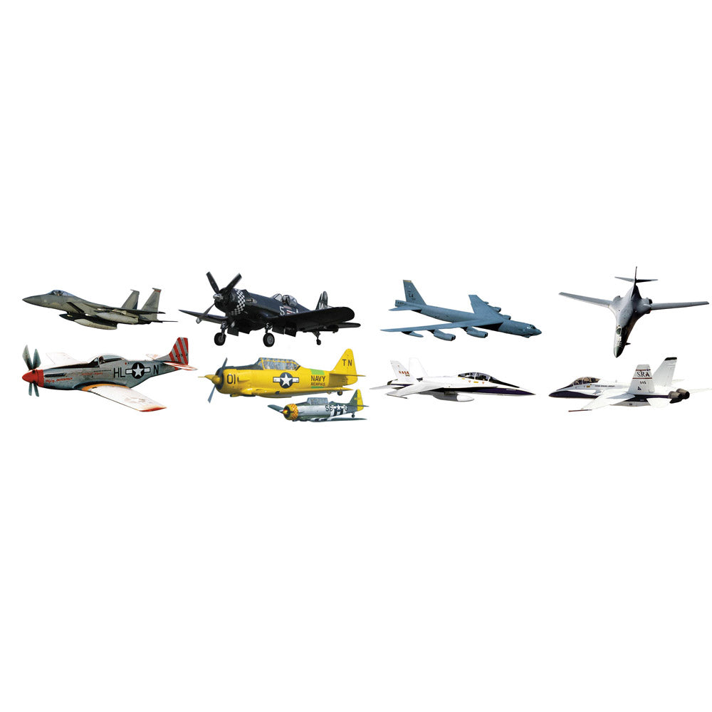 Military Aircraft Pack III Wall Decals Printed