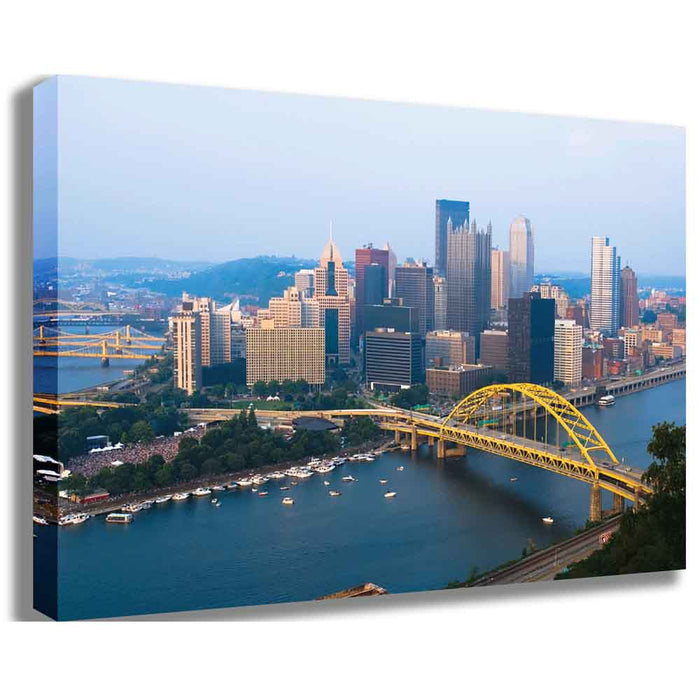 Pittsburgh Canvas Printed and Stretched | Wallhogs