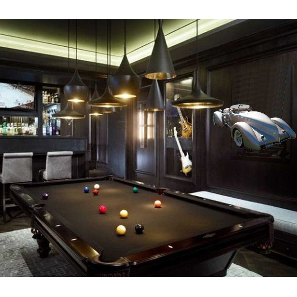 Classic Kit Car (rear) Wall Decal Installed | Wallhogs