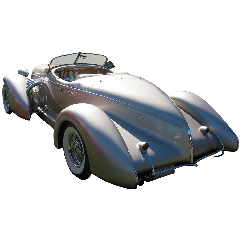 Classic Kit Car (rear) Wall Decal Printed | Wallhogs