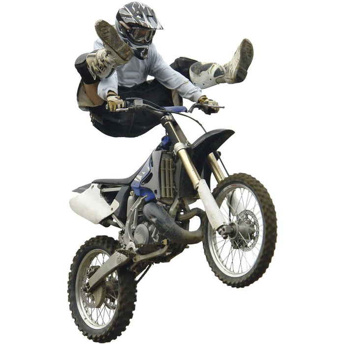 Motocross Shaolin Trick Wall Decal Printed