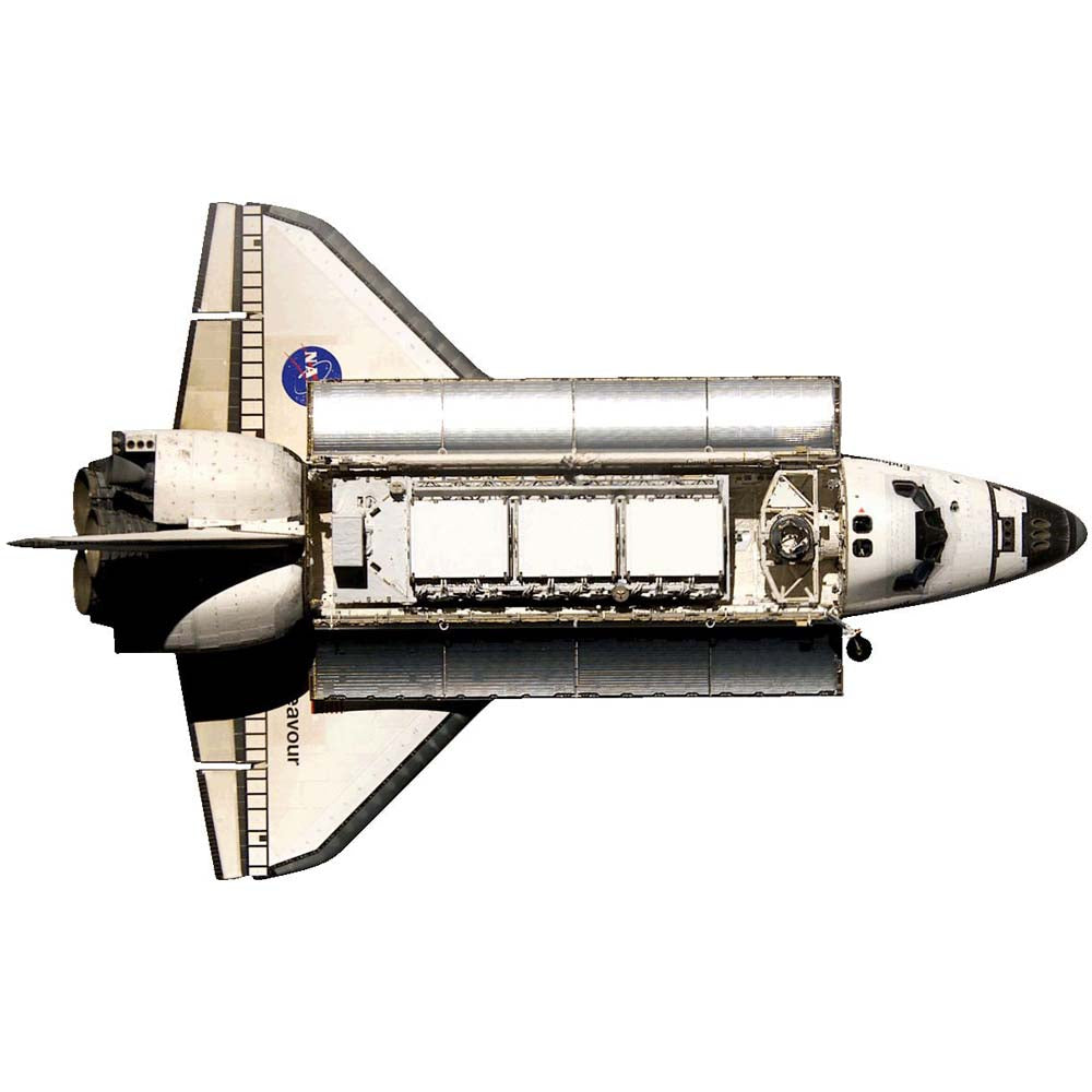 Space Shuttle Endeavor Wall Decal Printed