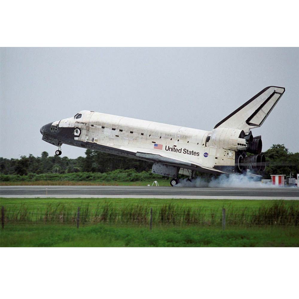 Shuttle Discovery Landing Wall Decal Printed