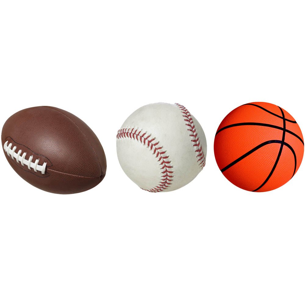 Sports Ball Multi-Pack Wall Decals Printed | Wallhogs