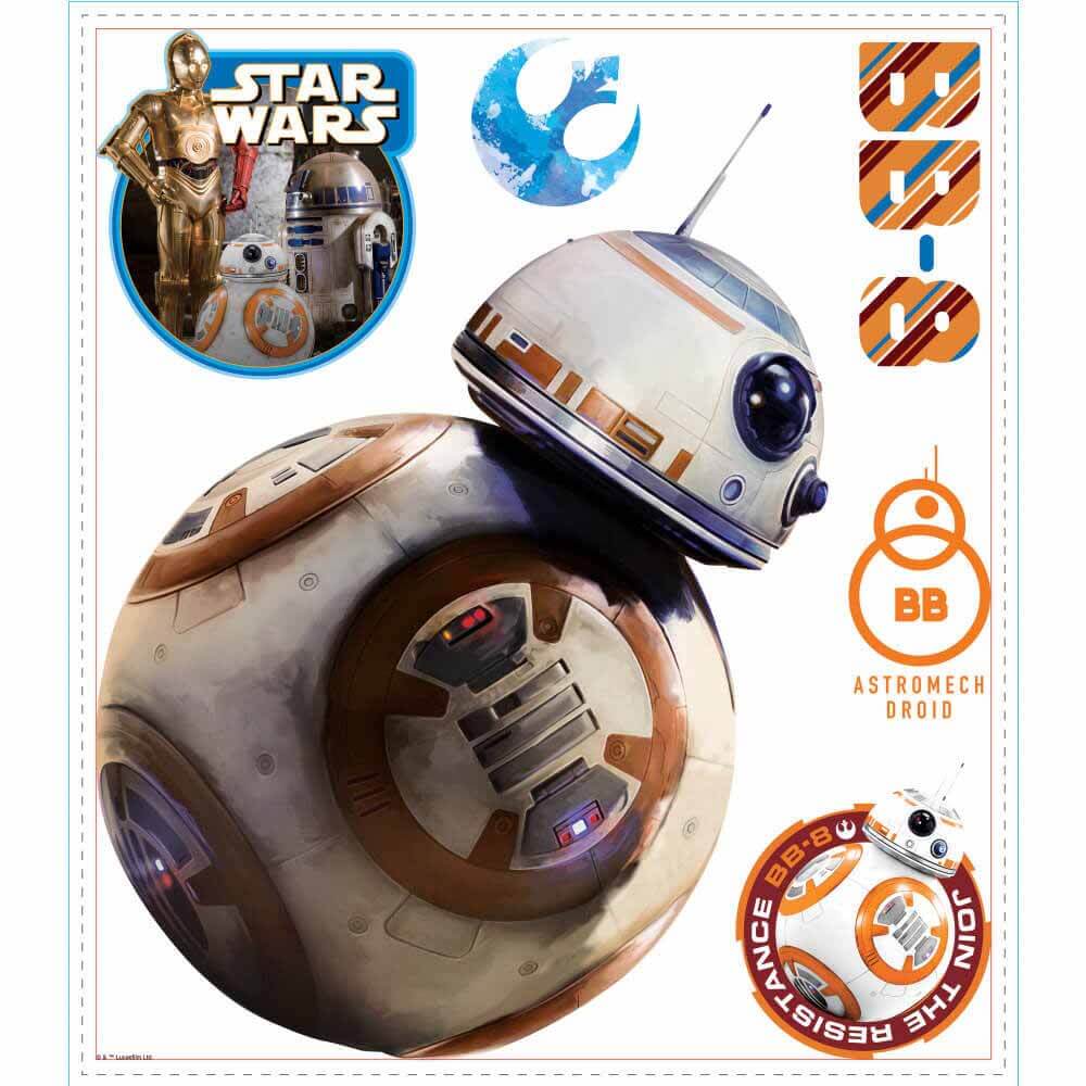 Star Wars BB8 Decal Printed | Wallhogs