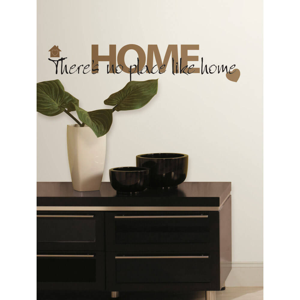 No Place Like Home Wall Decal Installed | Wallhogs