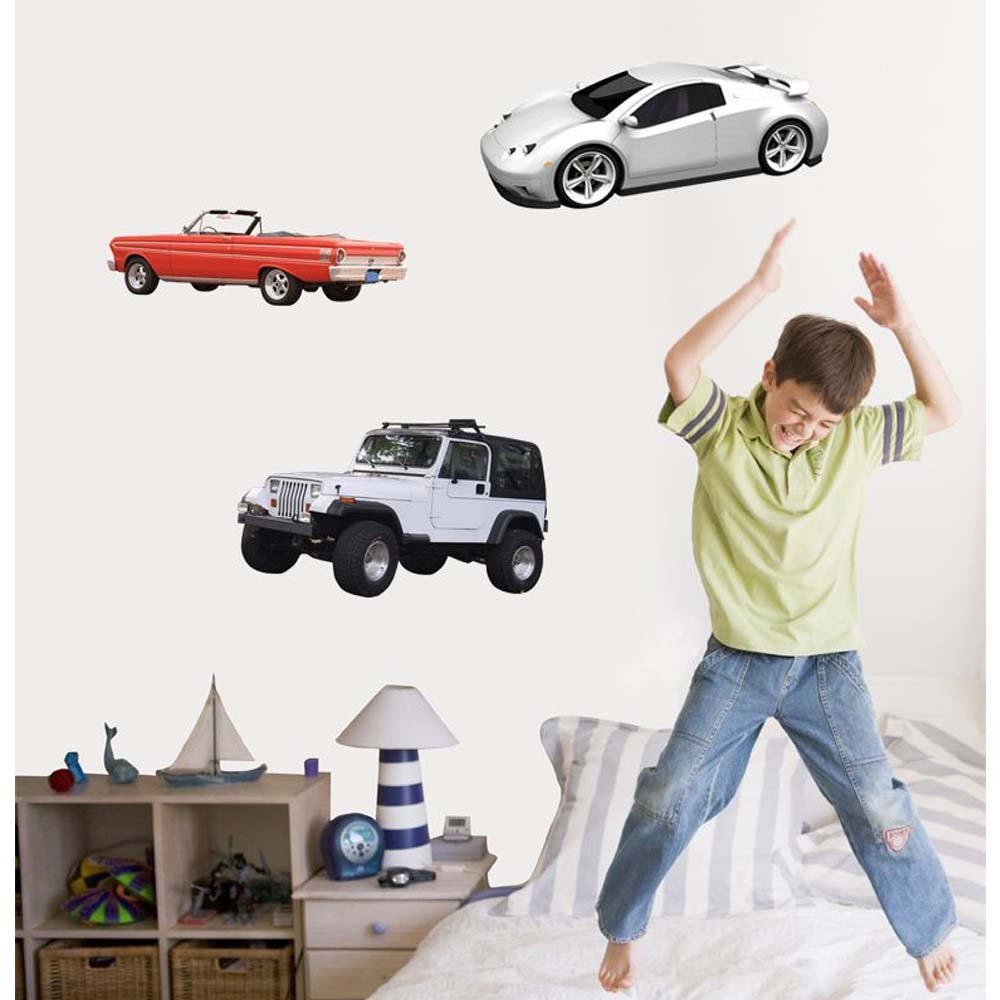 Vehicle Multi-Pack Wall Decals Installed