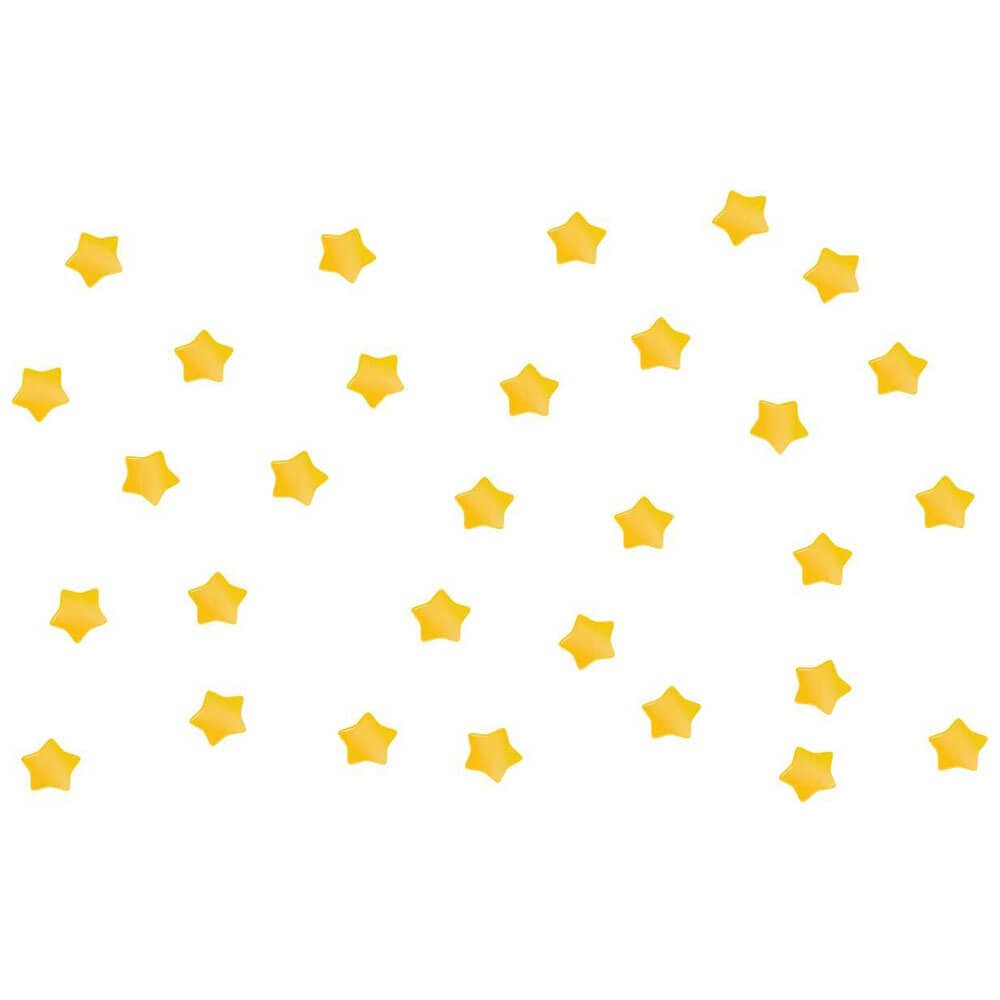 Gold Soft Star Wall Decals Printed | Wallhogs