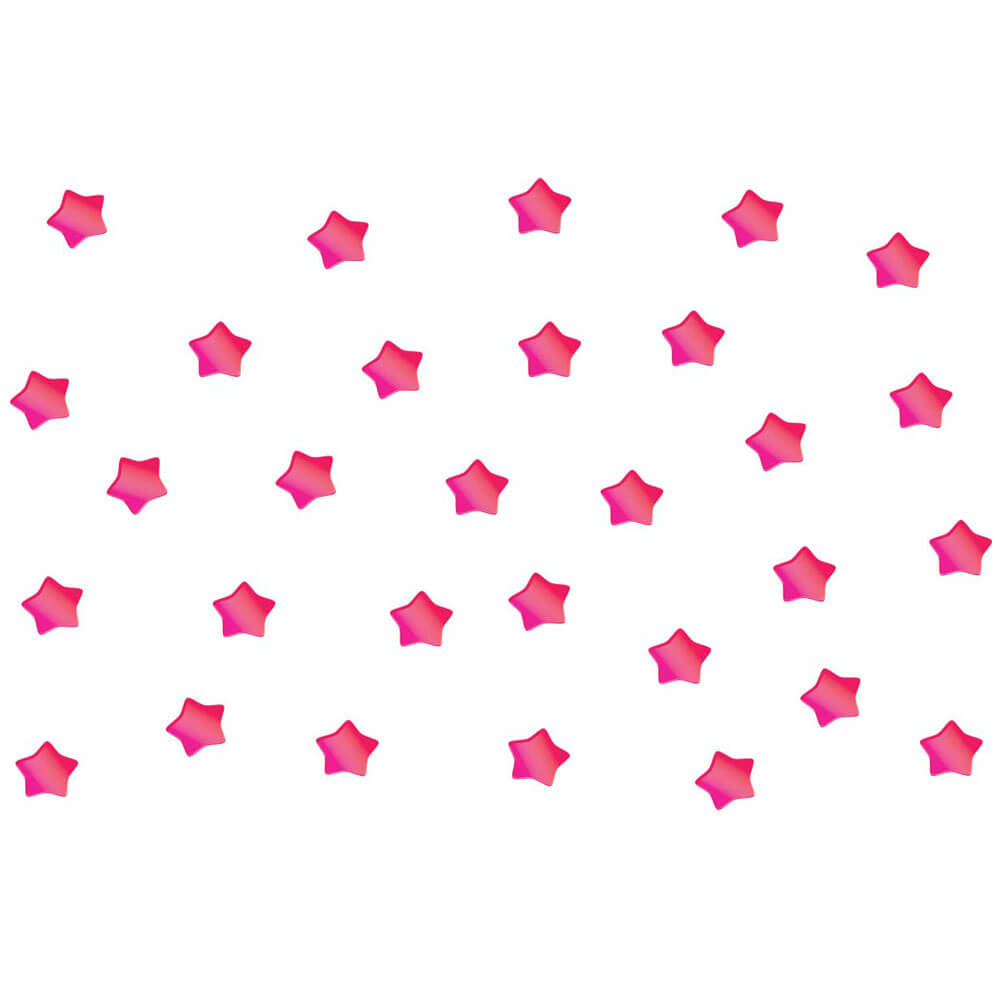 Pink Soft Star Wall Decals Printed | Wallhogs