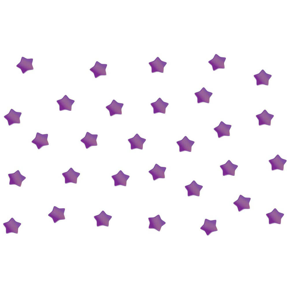 Purple Soft Star Decals Printed | Wallhogs