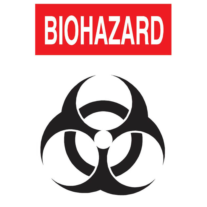 Biohazard Sign Wall Decal Printed | Wallhogs