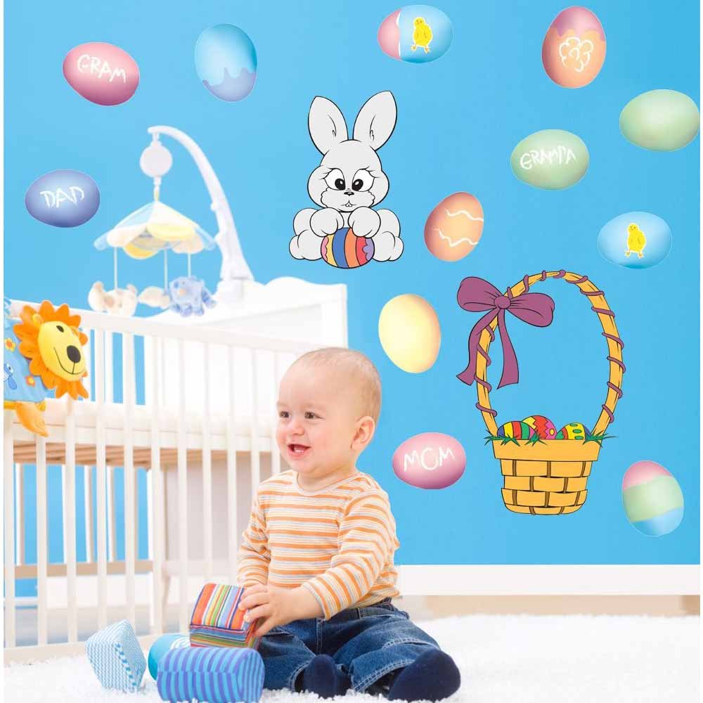 Easter Multi-Pak Wall Decals Installed | Wallhogs