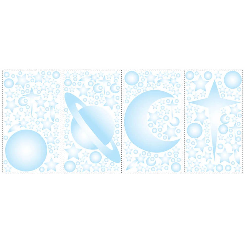 Celestial Glow-in-the-Dark Wall Decals Printed