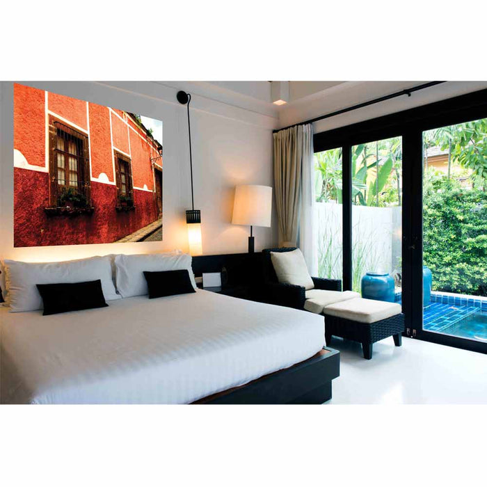 Mexican Architecture Wall Decal Installed | Wallhogs