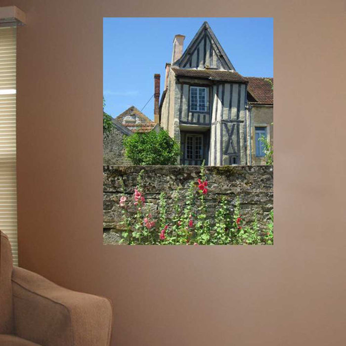 Noyers France Medieval Gloss Poster Installed | Wallhogs